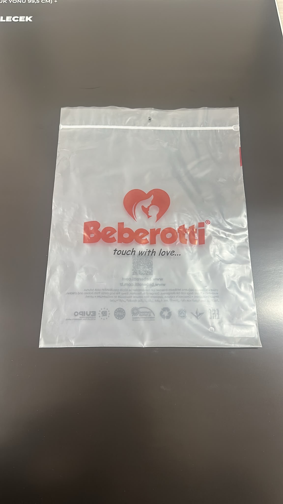 Özel Logo Baskılı Poşet İmalat Detayı